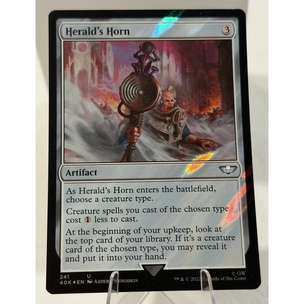 MTGHerald's Horn (Surge Foil) Universes Beyond: Warhammer 40,000 ⭐️ #241